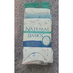 VTG 90s Natural Basics Baby Outfit Set – Size M 19–26 lbs